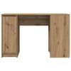 vidaXL Bureau chêne artisanal 120x42x76 cm bois d'ingénierie