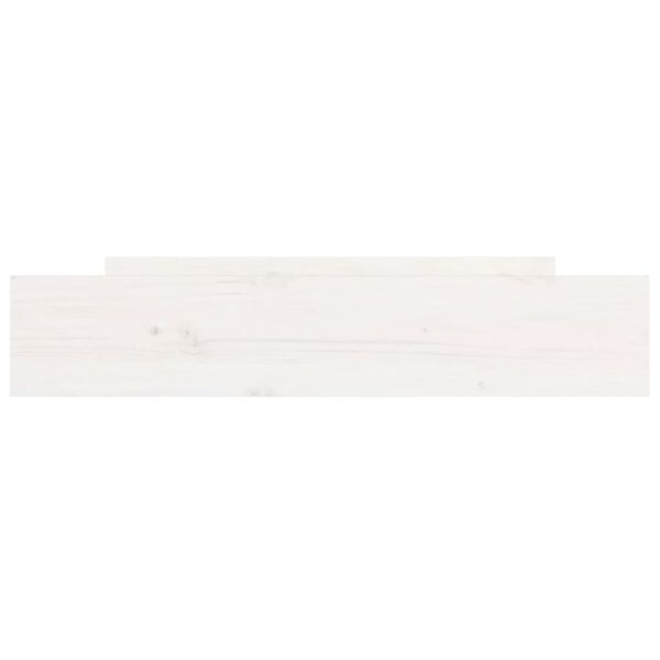 vidaXL Tiroirs de lit 2 pcs blanc Bois de pin massif
