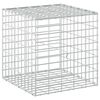vidaXL Gabion avec Fil de 3,5 mm et Maille de 5x10 cm 50x50x50 cm
