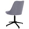 vidaXL Chaise pivotante de bureau Gris clair Tissu
