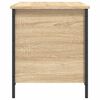 vidaXL Banc de rangement ch&ecirc;ne sonoma 80x42,5x50 cm bois d'ing&eacute;nierie