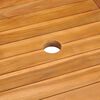 vidaXL Ensemble à manger de jardin 5 pcs Bois de teck massif