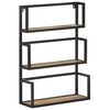 vidaXL &Eacute;tag&egrave;re murale 60x20x85 cm Bois de manguier brut