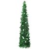 vidaXL Sapin de No&euml;l artificiel escamotable vert 150 cm PET
