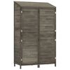 vidaXL Remise de jardin Anthracite 102x52x174,5cm Bois de sapin solide