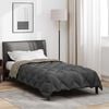 vidaXL Duvet d'hiver Gris clair et anthracite 200 x 135 cm Microfibre
