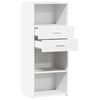 vidaXL Buffet haut blanc 50x42,5x124 cm bois d'ingénierie