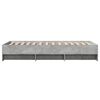 vidaXL Cadre de lit sans matelas sonoma gris 90x200 cm