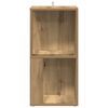 vidaXL Armoire d'angle chêne artisanal 33x33x67 cm bois d'ingénierie