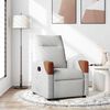 vidaXL Fauteuil inclinable gris nuage tissu