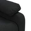 vidaXL Fauteuil de massage Noir Tissu