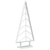 vidaXL Sapin de No&euml;l en m&eacute;tal avec support KUOPIO 90 cm Acier Blanc