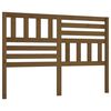 vidaXL T&ecirc;te de lit Marron miel 141x4x100 cm Bois massif de pin