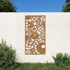 vidaXL Décoration murale jardin 105x55 cm design de roue dentée