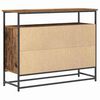 vidaXL Buffet Bois ancien 100 x 35 x 80 cm Bois d'ing&eacute;nierie