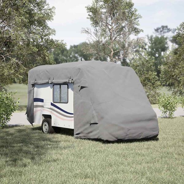 vidaXL Housse de camping-car gris 570x235x275 cm tissu non tissé