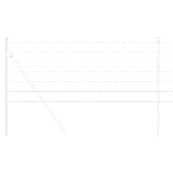 vidaXL Clôture Euro Argent 0.6 x 50 m