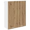 vidaXL Armoire suspendue avec porte Ch&ecirc;ne artisanal 80 x 31 x 100 cm