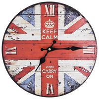 vidaXL Horloge murale vintage Royaume-Uni 30 cm