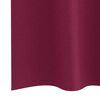 vidaXL Rideaux occultants avec anneaux 2 pcs Bordeaux 225 x 140 cm
