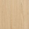 vidaXL Support d'aquarium Chêne Sonoma 81x36x73 cm Bois d'ingénierie
