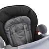 vidaXL Chaise haute pour bébé Gris
