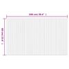 vidaXL Tapis rectangulaire marron 60x100 cm bambou