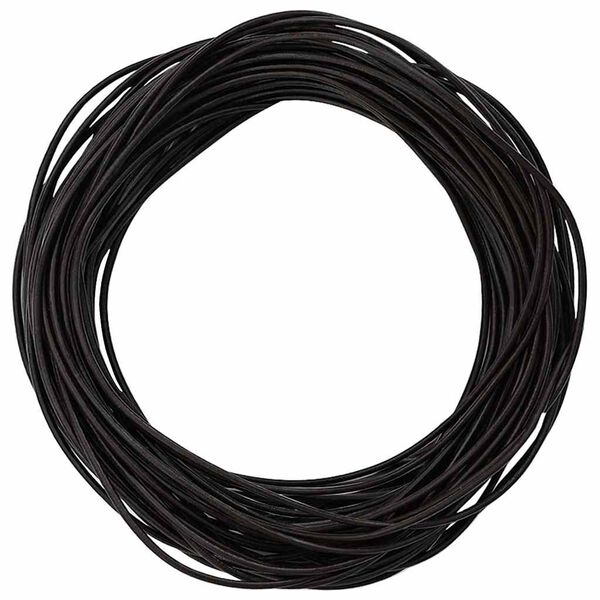 vidaXL Corde en Cuir Marron fonc&eacute; &Oslash;1 mm x 50 m Cuir