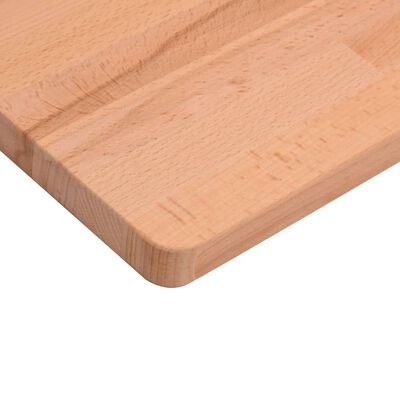 vidaXL Dessus de bureau 110x55x1,5 cm bois massif de hêtre