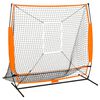 vidaXL Filet d'entra&icirc;nement baseball multisport Noir 174x76x158,5 cm
