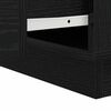 vidaXL Cabinet de chevet 2 pcs Ch&ecirc;ne noir 39 x 34,5 x 50 cm