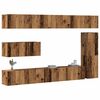 vidaXL Ensemble de meuble TV mural 7 pcs vieux bois bois d'ingénierie