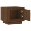 vidaXL Table basse ch&ecirc;ne marron 51x50x45 cm bois d'ing&eacute;nierie