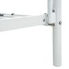 vidaXL Cadre de lit superpos&eacute; sans matelas Blanc 140x200 cm/90x200 cm