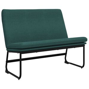 vidaXL Banc Vert fonc&eacute; 100x75x76 cm Tissu