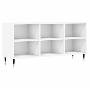 vidaXL Meuble TV blanc 103,5x30x50 cm bois d'ing&eacute;nierie