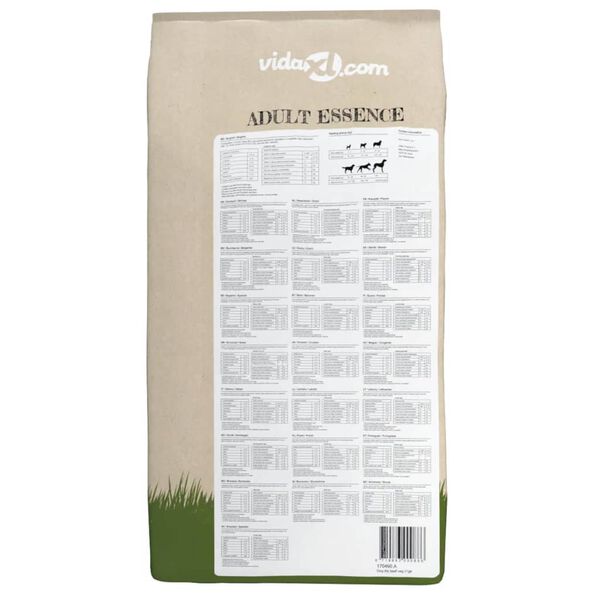 vidaXL Nourriture sèche pour chiens Adult Essence Beef 2 pcs 30 kg