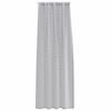vidaXL Rideau en Voile 2 pcs Gris fonc&eacute; 245 x 140 cm Polyester
