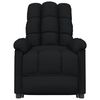 vidaXL Fauteuil inclinable Noir Tissu