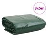 vidaXL B&acirc;che vert 3x5 m 650 g/m&sup2;