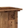 vidaXL Support pour plantes vieux bois 33x33x60 cm bois d'ing&eacute;nierie
