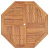 vidaXL Table de jardin 120x120x75 cm Bois de teck solide