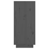vidaXL Buffet Gris 60x34x75 cm Bois massif de pin