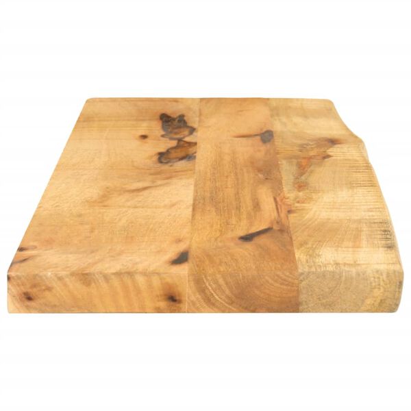 vidaXL Dessus de table 90x20x3,8 cm bord vif bois massif manguier brut