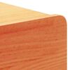 vidaXL Table de chevet avec tiroir 2 pcs Brun cire 44 x 32,5 x 40 cm