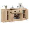 vidaXL Buffets 3 pcs Ch&ecirc;ne sonoma Bois d'ing&eacute;nierie