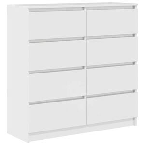vidaXL Buffet blanc 100x35x99 cm bois d'ing&eacute;nierie