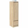 vidaXL Buffet haut ch&ecirc;ne sonoma 29,5x34x119,5 cm bois d'ing&eacute;nierie