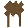 vidaXL T&ecirc;te de lit Marron miel 72,5x3x81 cm Bois massif de pin