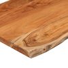 vidaXL Dessus de table 80x40x2,5 cm rectangulaire bois massif acacia